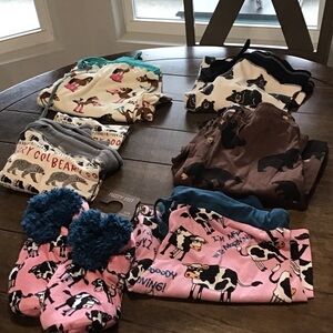 Animal Print Pajama Set